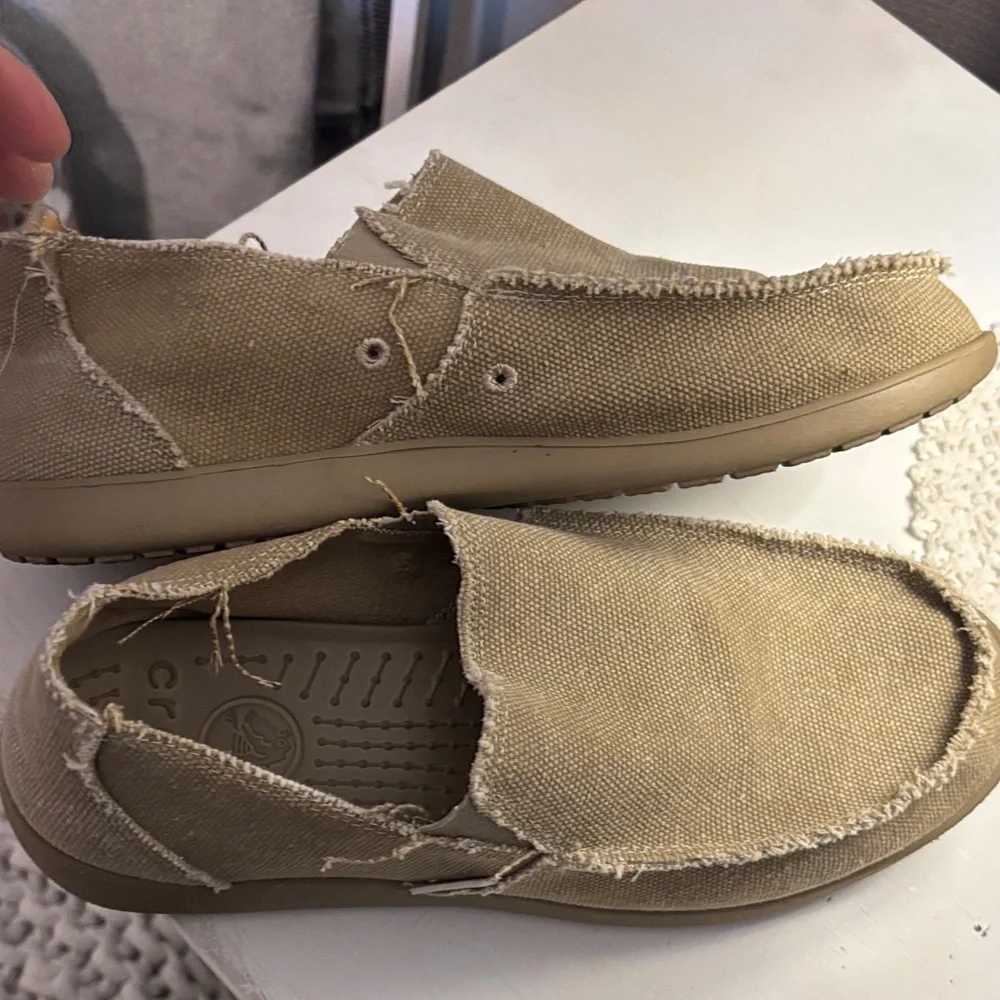 Men’s Crocs Casual Tan Slip-On Shoes